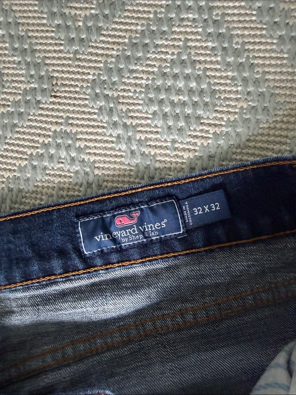 Vineyard Vines Navy Slim Straight Jeans - Picture 3 of 3